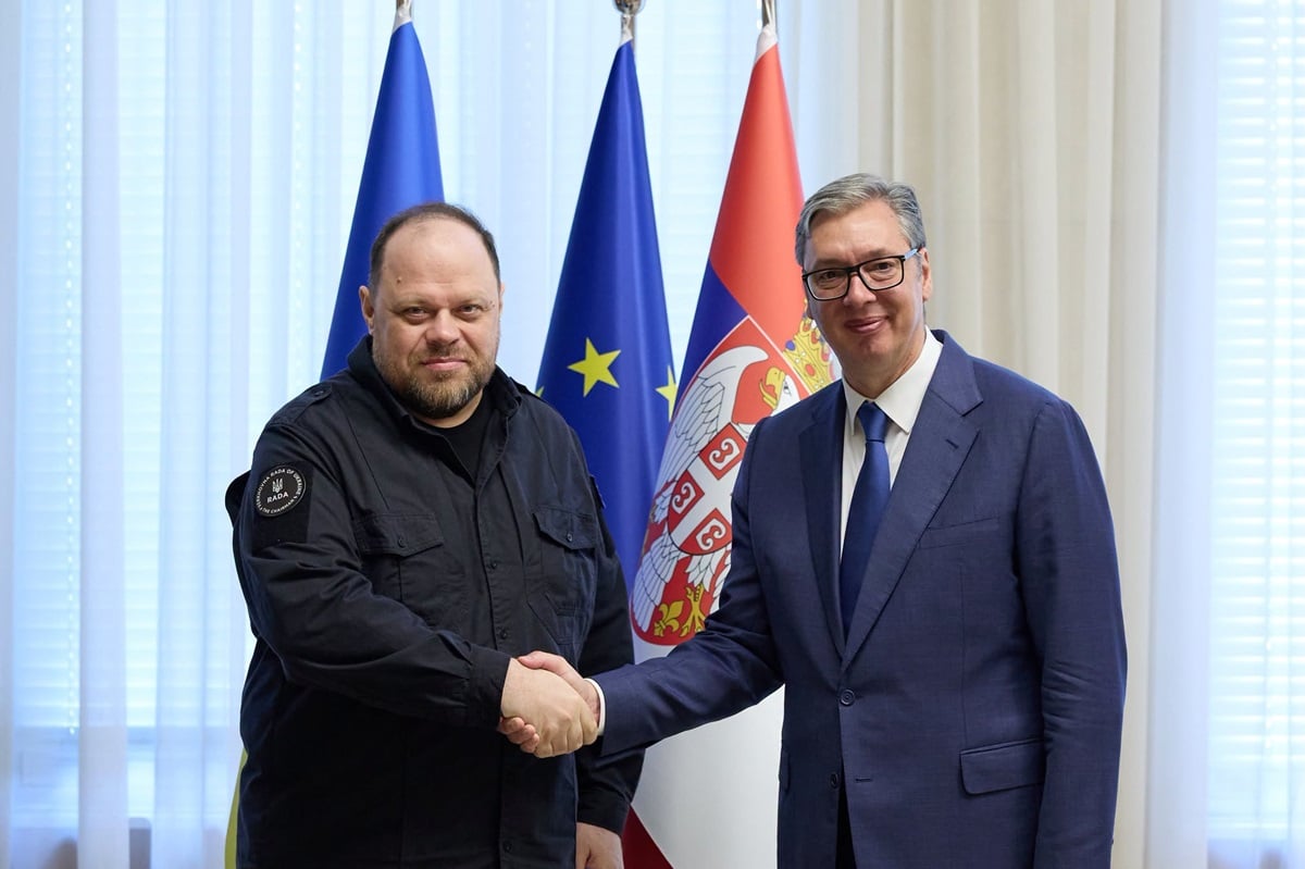 Stefančuk zahvalio Srbiji na kontinuiranoj humanitarnoj pomoći Ukrajini