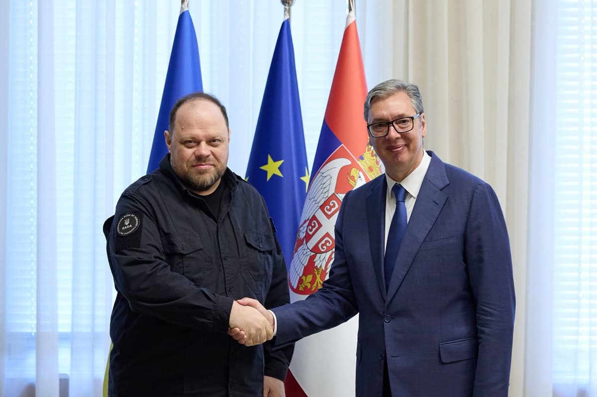 Stefančuk zahvalio Srbiji na kontinuiranoj humanitarnoj pomoći Ukrajini